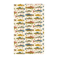 River Trout Kitchen & Tea Towel with colorful trout design, eco-friendly and super absorbent. Best kitchen towel for vibrant style.