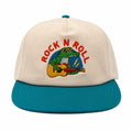 Rock N Roll Kids Hat featuring a fun alligator playing guitar for kids' adventures.
