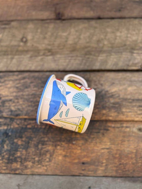 Salty Seas Enamel Mug 16oz