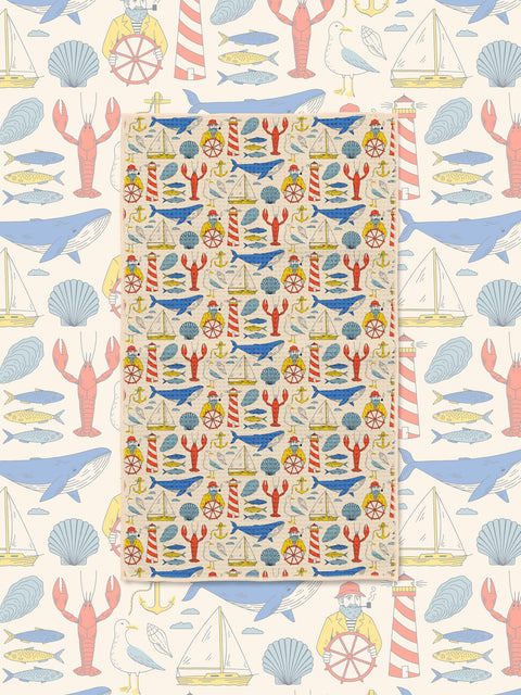 Salty Seas Kitchen & Tea Towel