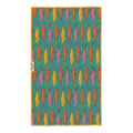 Sardine School Kitchen Tea Towel with vibrant fish pattern, eco-friendly and super absorbent, made from 100% recycled materials.