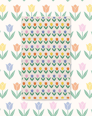 Spring Tulips Kitchen & Tea Towel