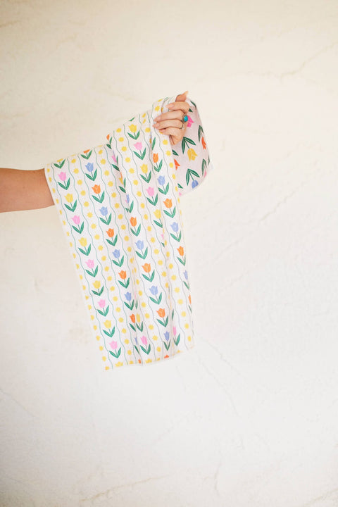 Spring Tulips Kitchen & Tea Towel