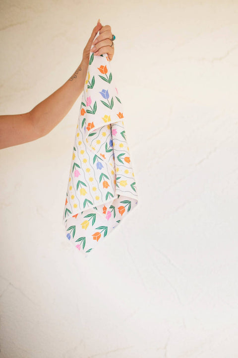 Spring Tulips Kitchen & Tea Towel