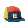 Colorful Stay Wild kids hat by Trek Light, featuring a vibrant 5-panel camper style perfect for adventurous young explorers.