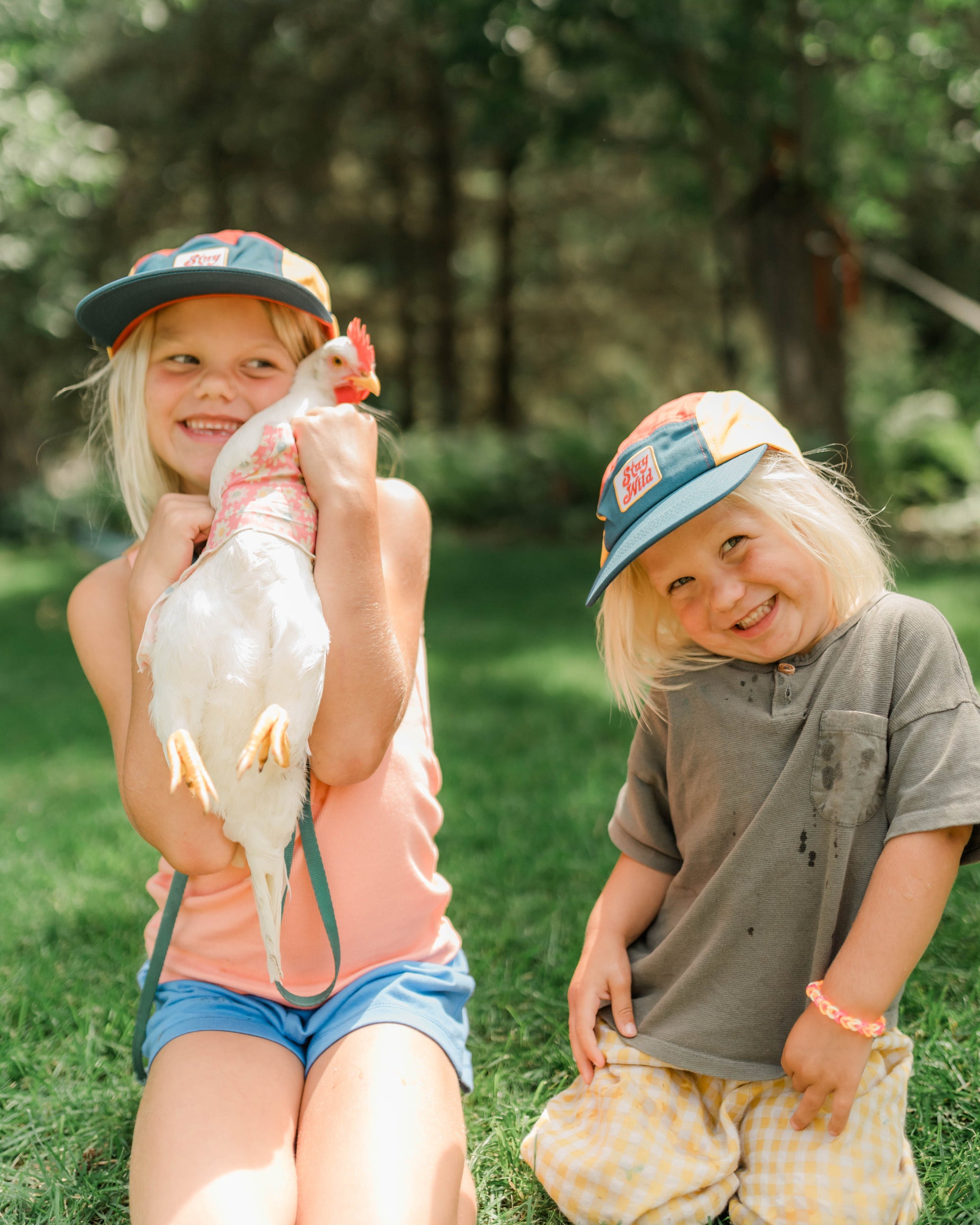 棒CAP KIDS(BABY 50〜52cm) Stay Wild Kids Hat | Toddler & Youth 5-Panel Snapback – Trek Light