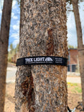 Double Hammock & Pro Hanging Straps (Butterfly Dreams Print) attached to a tree with Trek Light straps.