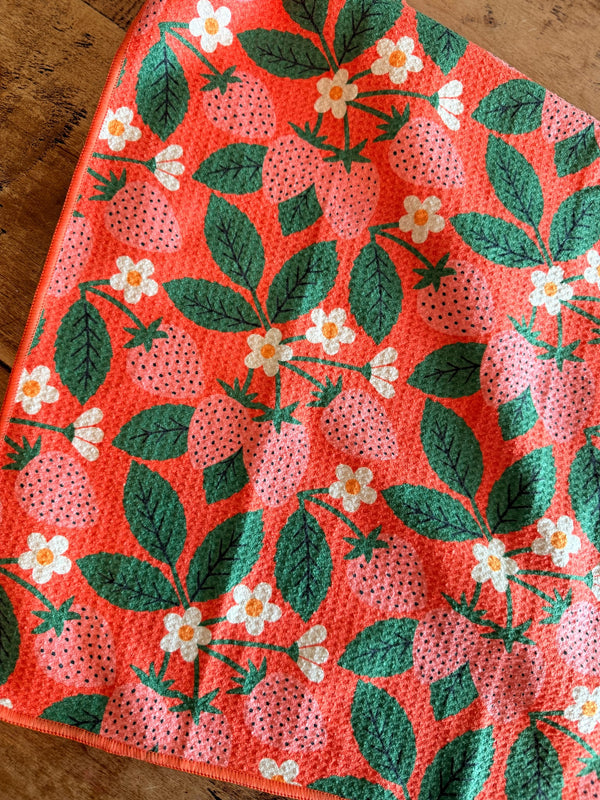 Strawberry Letter Kitchen & Tea Towel