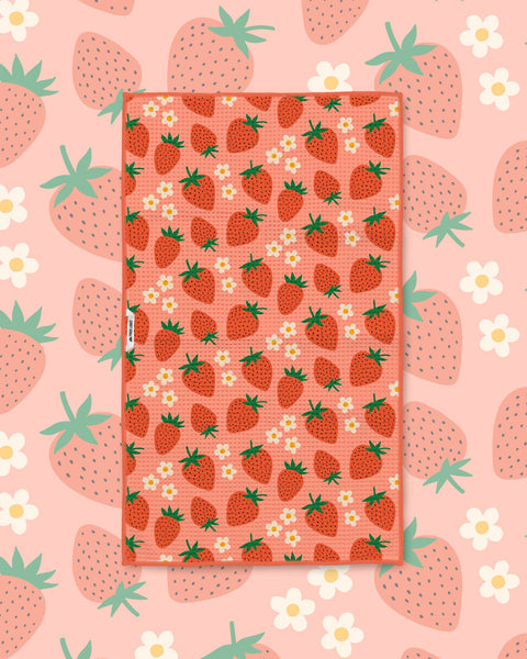 Strawberry Letter Kitchen & Tea Towel