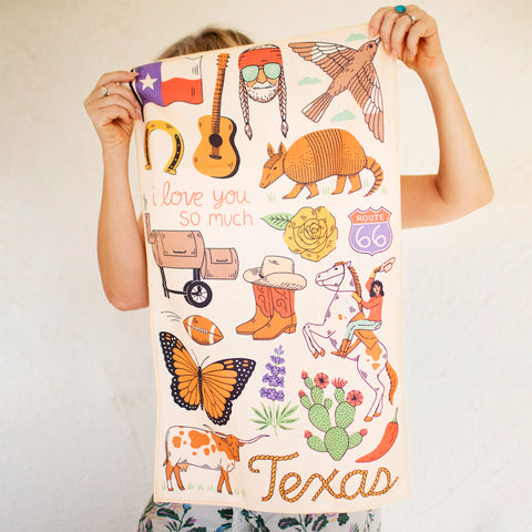 Texas Kitchen & Tea Towel
