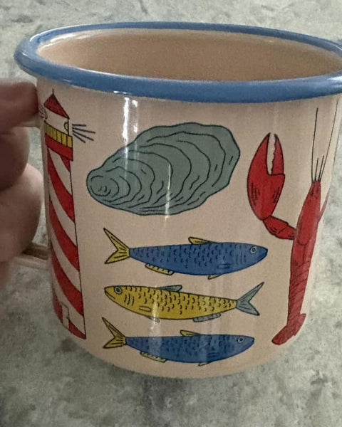 Isaac W. - Salty Seas Enamel Mug 16oz