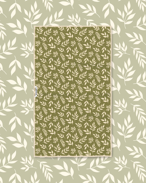Wavy Flowers Kitchen & Tea Towel