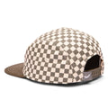 Peace Checkered Kids Hat by Trek Light in a trendy checkered pattern, perfect for cool kids. Adjustable back for a perfect fit.