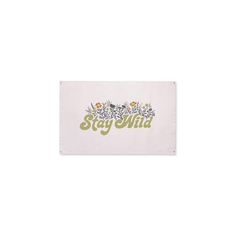 Stay Wild Canvas Flag - Trek Light