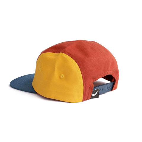 Colorful Trek Light Stay Wild kids hat with 5-panel camper style design. Perfect for outdoor adventures in Youth and Baby/Toddler sizes.